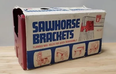Vintage CP Sawhorse Brackets -Red. • $25