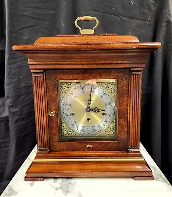 Stunning Howard Miller Thomas Tompion 8 Day Triple Chime Mantel Clock Working • $379