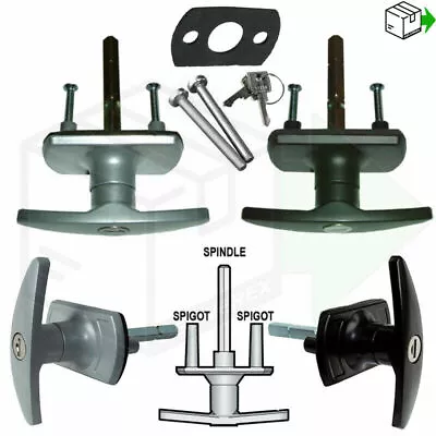 £14.99 • Buy New Garage Door Spares, Parts, Henderson Merlin, Doric, King, T Bar Lock Handle