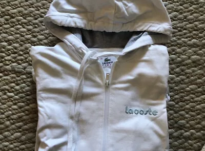 Lacoste Ladies Hooded Zip Jacket Size 42 • $38