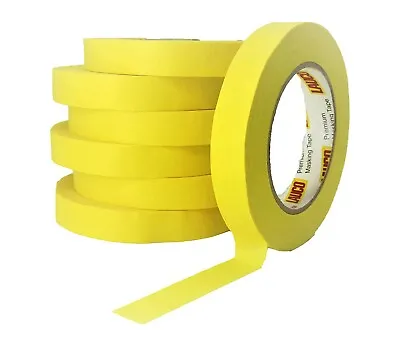 923 Performance Yellow Masking Tape Case Of 48 Rolls Size 3/4  X 55M • $66.45