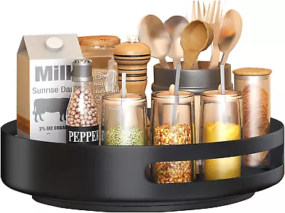 Lazy Susan Turntable Organizer Rotating Spice Rack - 10 Inch Metal Lazy Susan Ra • $57.90