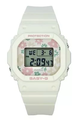 Casio Baby-G White Resin Strap Sports Ladies Watch BGD-565RP-7 Women's Watch • $139.79