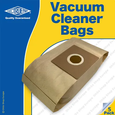 5x Dust Bags Vacuum Cleaner Type: E66/E66N Fits Electrolux Z5105 Z5106 Z5108 • £5.57