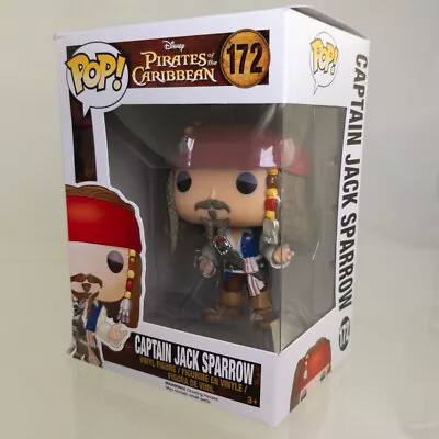 Funko POP! Disney Pirates Of The Caribbean - Vinyl Figure - JACK SPARROW #172 • £78.76