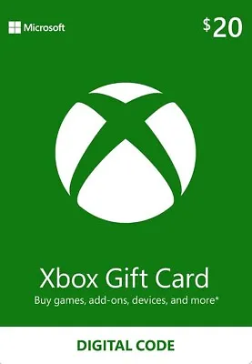 $20 Xbox Live Store USD Card - US Store -  Xbox 360 Xbox One And Xbox Series X • $22.99