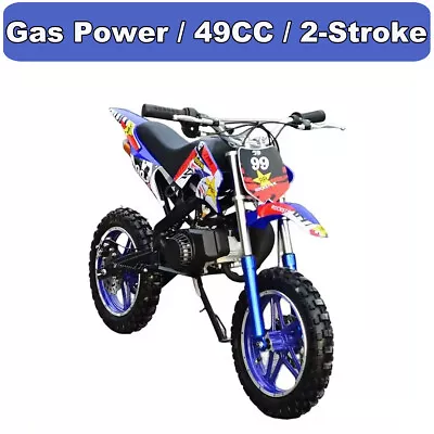 2-Stroke Gas Powered Mini Dirt Bike - Pit Bike For Kids - 49cc Gas Mini Bike • $399