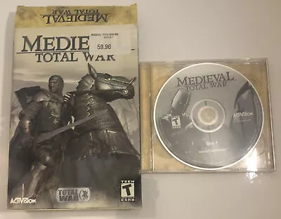 Medieval Total War (PC CD-ROM Windows 2002 Activision) Missing Book And Map. • $10.76