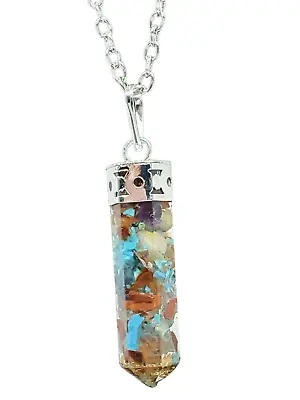 Orgone Chakra Gemstone Necklace Pendant EMF Orgonite Reiki Charged Jewellery • £5.95