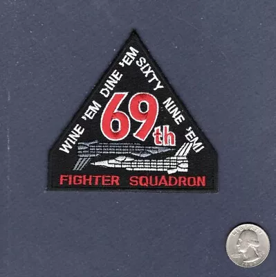 Original 69th FS WEREWOLVES F-16 Falcon USAF Fighter Squadron Patch • $9.99