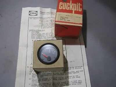 VDO Cockpit 6 Volt Fuel Gauge Part# 3016 In Box NOS • $22