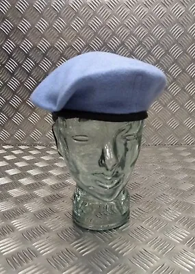 £7.99 • Buy Genuine Military Issue MF United Nations UN LT Blue Colour Wool Beret  All Sizes