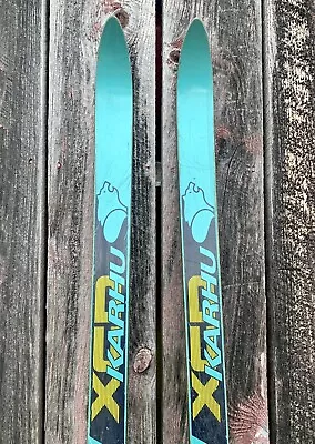 KARHU XCD Supreme 203cm Metal-Edge Nordic Skis ROTTEFELLA Telemark 75mm Bindings • $99