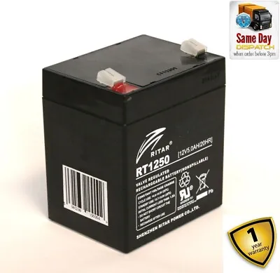 £17.75 • Buy Hayter Lawnmower Replacement Battery, For Most Harrier 41 48 And 56 (see List)