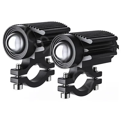 Car LED Headlight Fog Lights Projector Lens Working Lamps Spotlight Waterproof • $29.60