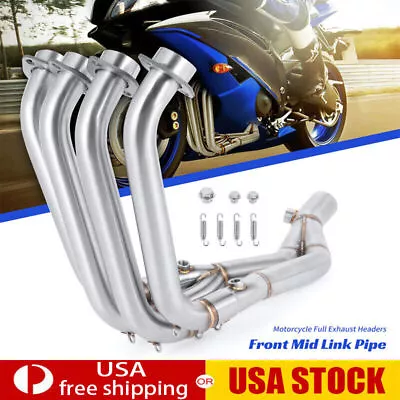 Stainless Steel Exhaust Pipes System Header Set For Yamaha YZF R6 2006-2014 • $167.72