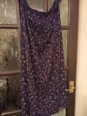 Vintage Laura Ashley Black 100% Cotton Skirt  • £5.50