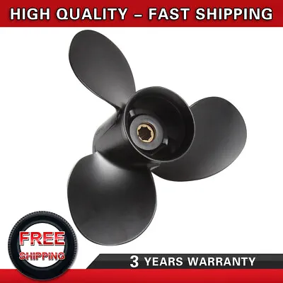 9 X 9 Aluminum Propeller Marine Boat Outboard For Mercury 6-15HP 48-828156A12 • $39.99