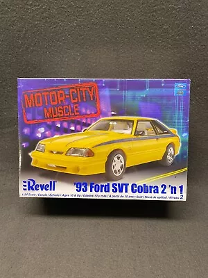 Revell '93 Ford SVT Cobra Motor City Muscle Factory Sealed Foxbody 5.0 5 Speed • $64.99