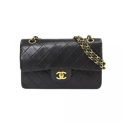 CHANEL Matelasse 23 Chain Shoulder Bag Leather Black A01113 Vintage 90224189 • $3614.86