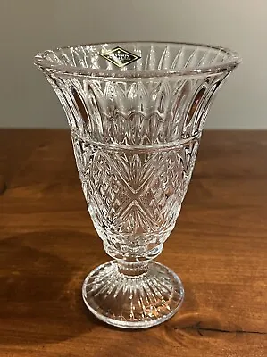 Beautiful Shannon Irish Cut Crystal By Godinger Collection  8  Tall Glass Vase • $25