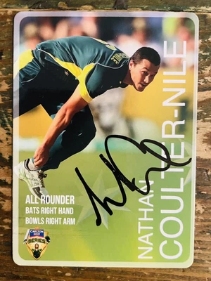 $2.99 • Buy Nathan Coulter-Nile Signed 2014 One Day Series Cricket Australia
