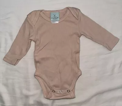 Ergopouch Bodywear Long Sleeve Bodysuit - Peach - Size 000 - NWOT • $15