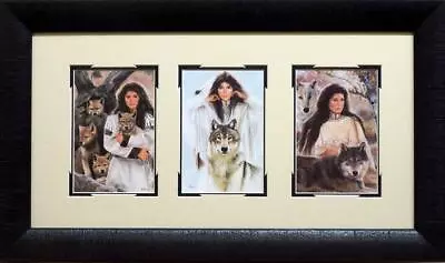 Maija Family Ties Native American Framed Trilogy  24 X 14 • $59.95