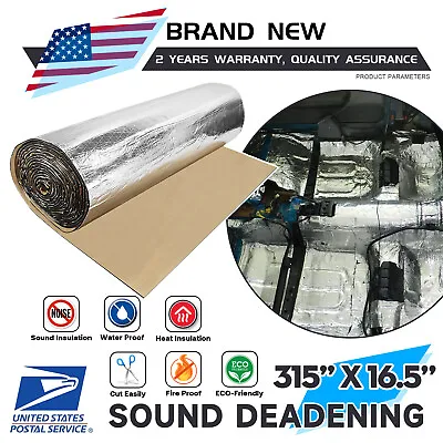 36sqft Sound Deadener Car Insulation Automotive Heat Shield Self-adhesive Mat • $40.99