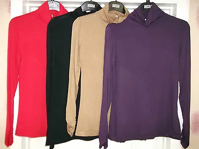 £8.15 • Buy LADIES Ex M&S ROLL-NECK TOPS,POLO ,TURTLE, THIN JUMPER  6, 8,10,12,14,18,20.