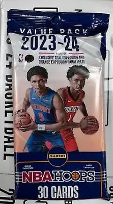 2023-24 Hoops NBA Basketball Cello Fat Value Pack FACTORY SEALED  • $10.95