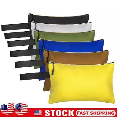 $17.99 • Buy 6Pack Tool Pouch Canvas Tool Bag Zipper Small Multipurpose Organizer Pouch