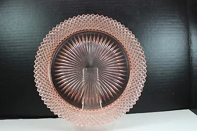 Antique Anchor Hocking MISS AMERICA Pink Depression Glass DINNER PLATE 10 1/4  • $25