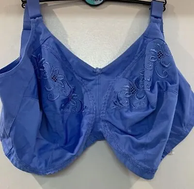 New Ex M&S Total Support Non Wired Full Cup Bra Fresh Blue • £8.99