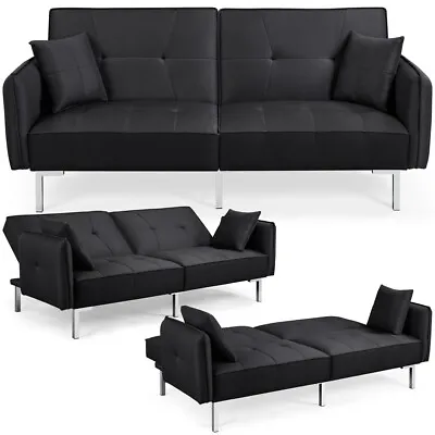 Convertible Sleeper Sofa Bed Couch Pull Out Futon Sofas Daybed Recliner Couches • $229.99