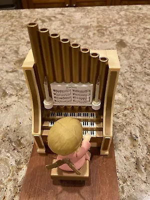 Vintage Plastic Angel Playing Organ Made In Hong Kong Music Box • $6.50