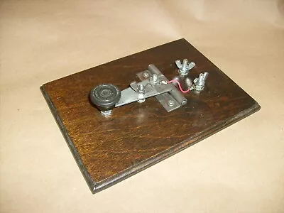 Vintage Morse Code Key Home Brew Hinge  Unit From Crystal Radio Builder  • $57.50