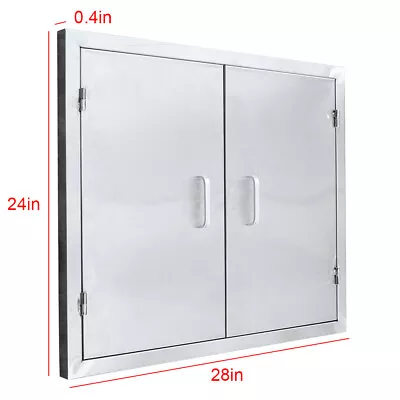 Kitchen Cabinet Stainless Steel Access Door Drawer For Outdoor Grills Ovens BBQ • $61.75