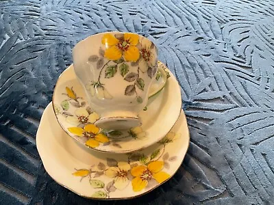 Vintage Trio CSP Salisbury England Wild Rose Pattern Rare 1940 • $35