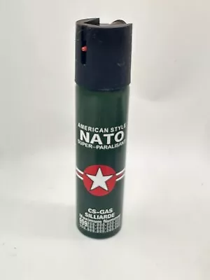 NATO Super Paralisant CS-Gas Pepper Aerosal Spray Mace Defense SAME DAY SHIPPING • $9