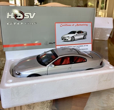 $465 • Buy Biante 1:18 Holden HSV GTO Monaro Coupe Quick Silver Model Car RARE