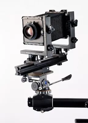 Horseman Camera EMII 4x5 + Wide Angle Bellows Lens Boards Case No Lenses • £100