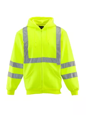 RefrigiWear High Visibility Hi Vis Fleece Hooded Sweatshirt • $75.71