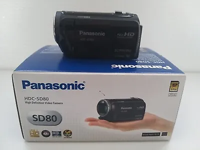 Panasonic HDC-SD80 Full HD 1920x1080 Digital High Definition Video Camera - HDMI • £95