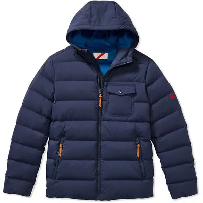 Best Made 800 Fill Down Puffer Jacket Hooded Full Zip Twilight Blue - NWT • $199.99