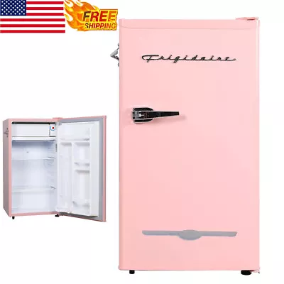 3.2 Cu.Ft Retro Bar Fridge Compact Refrigerator Freezerless W/Side Bottle Opener • $199.49