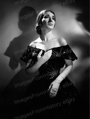 8x10 Print Historic Maria Callas Opera Singer Soprano La Traviata 1958 #MCEA • $15.99