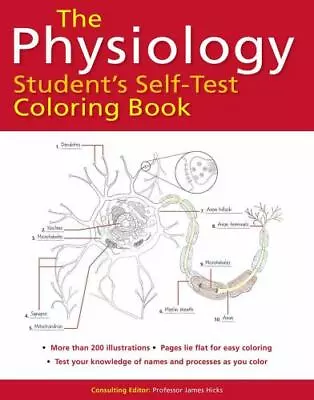 Physiology Student's Self-Test Coloring Book [Barron's Test Prep] • $5.98