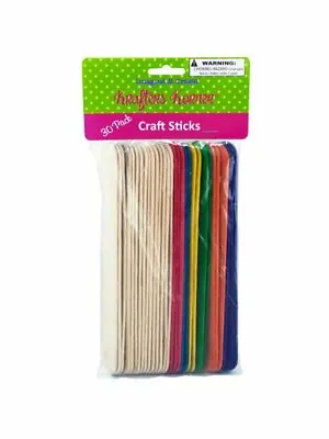 $7.95 • Buy StealStreet SS-KI-CC501 Colored & Natural Jumbo Craft Sticks