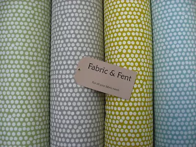 NEW Fryetts SPOTTY 100% Cotton Print Fabric Curtains/Cushion/Upholstery/Dress • £1.49